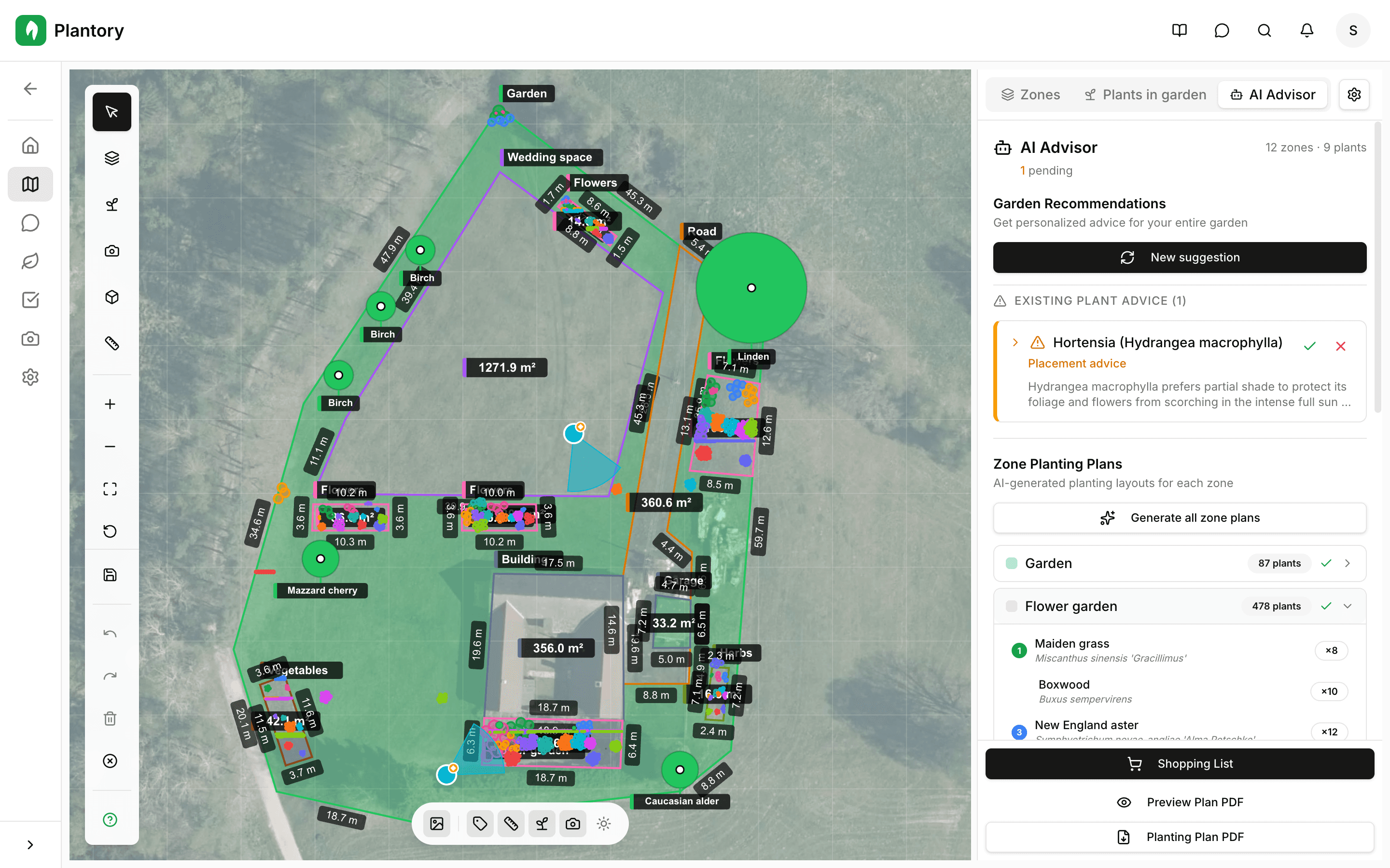 Tlačítko generování doporučení a stav načítání